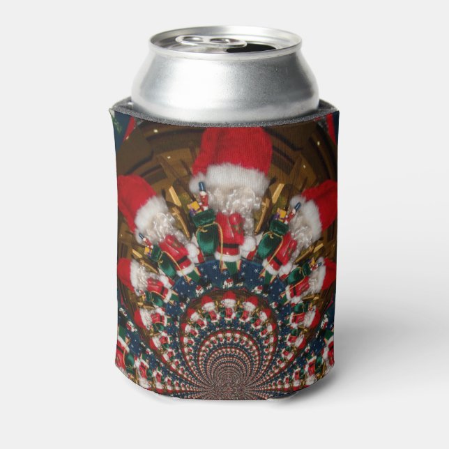 Die Hände zu Weihnachten aufwärmen Dosenkühler (Kanne Rückseite)