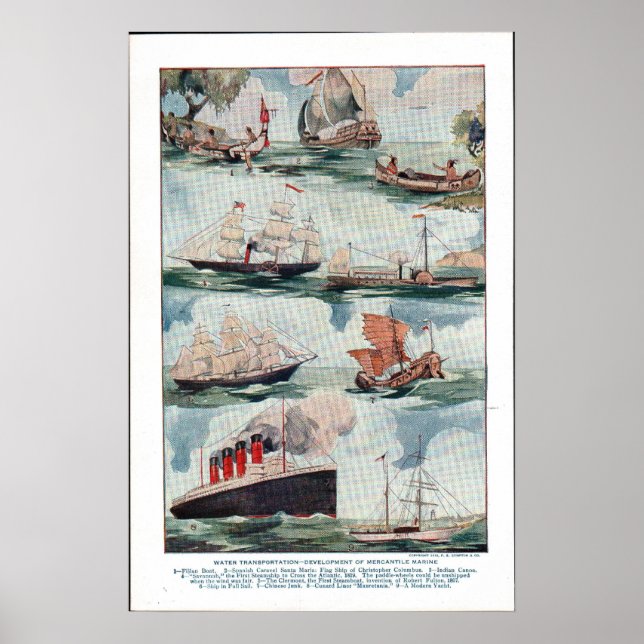 Die Handelsmarine Poster (Vorne)