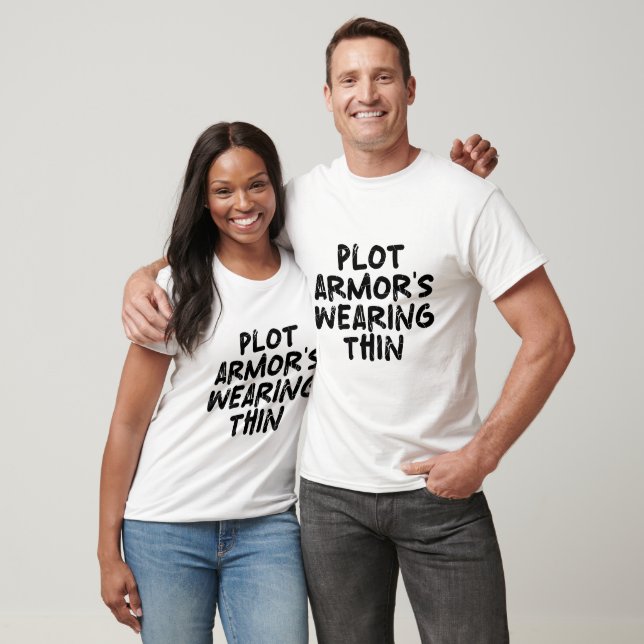 Die Handlungsstrangpanzerung wird dünn T-Shirt (Unisex)