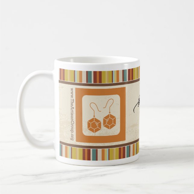 Die Handwerker-Gruppe MITGLIEDSTasse (Schmuck) Kaffeetasse (Links)