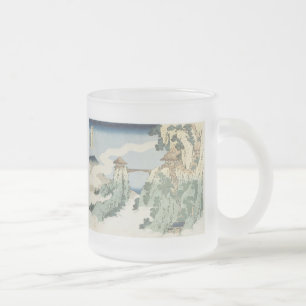 Die Hängende Wolkenbrücke, Hokusai, 1834 Tasse