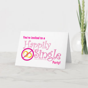 Die Happily Single Collection von MDillon Designs Einladung