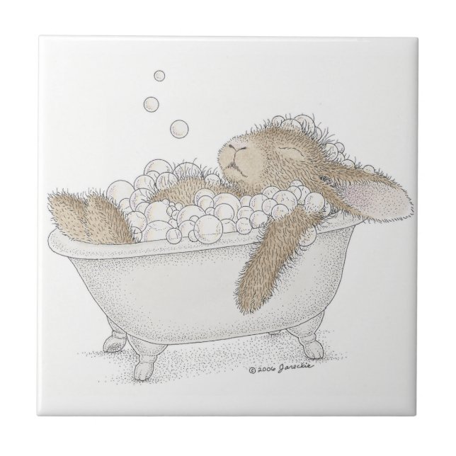 Die HappyHoppers® Keramik-Fliese Fliese (Vorderseite)