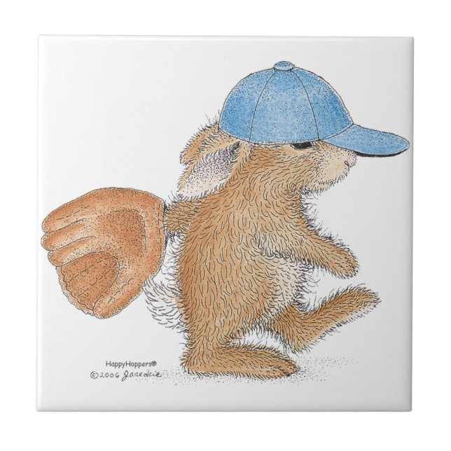 Die HappyHoppers® Keramik-Fliese Fliese (Vorderseite)
