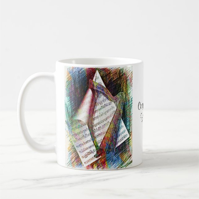 Die Harfe Kaffeetasse (Links)