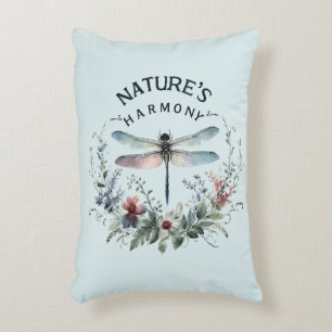 Die Harmonie der Natur - Künstlerische Libelle Dekokissen