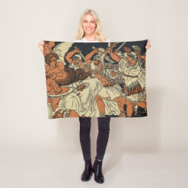 Die Harpies-Mythologie-Szene Fleecedecke