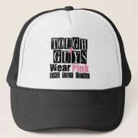 Die harten Typ tragen Pink für die Heilung