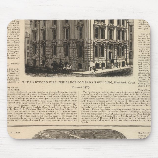 Die Hartford-Feuerversicherung Mousepad (Vorne)