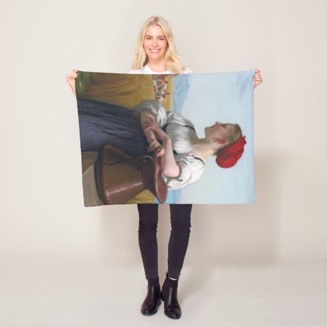 Die Harvester, Bouguereau Fleecedecke (Beispiel)