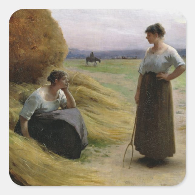 Die Harvester Quadratischer Aufkleber (Vorderseite)