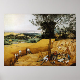 Die Harvester von Pieter Bruegel, der Ältere 1565 Poster