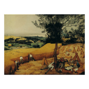 Die Harvesters von Pieter Brueghel the Elder Poster