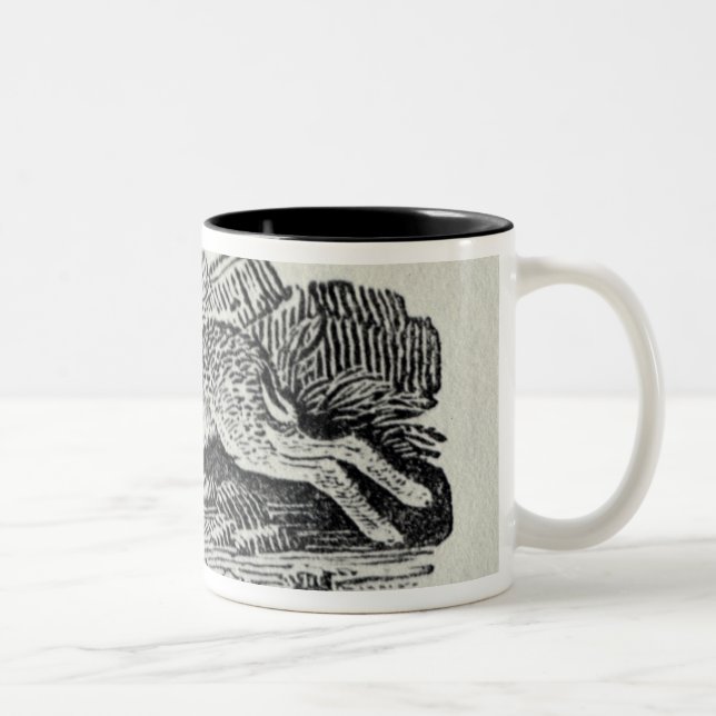 Die Hasen Zweifarbige Tasse (Rechts)
