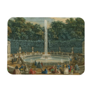 Die Hauben im Garten in Versailles, Kneipe. durch Magnet