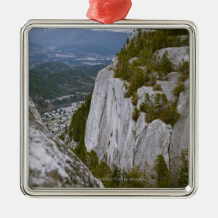 Die "Haupt" Arial Ansicht in Squamish Silbernes Ornament