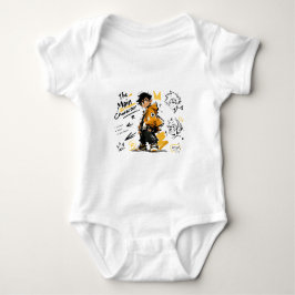 Die Hauptfigur Anime-Stil Coole Kunst Baby Strampler