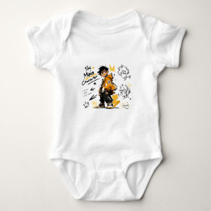 Die Hauptfigur Anime-Stil Coole Kunst Baby Strampler