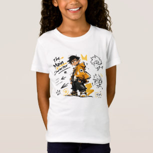 Die Hauptfigur Anime-Stil Coole Kunst T-Shirt