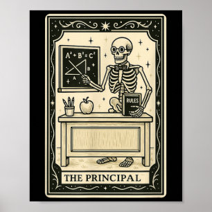 Die Hauptkarte des Tarots - Halloween Soky Gothic  Poster