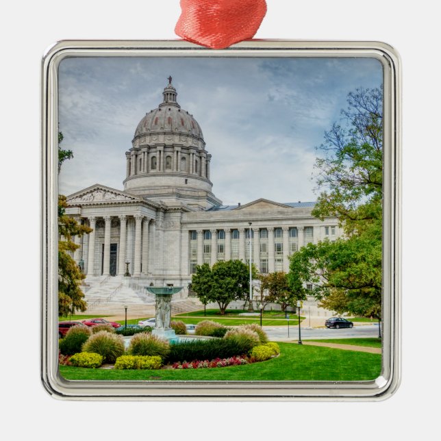 Die Hauptstadt von Missouri Ornament Aus Metall (Vorne)