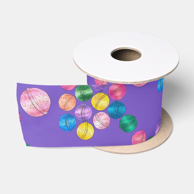 Die hausgemachte Badedusche Bomb Schönheitspflege Satinband (Spule)