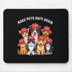 Die Haustiere wieder in Sicherheit bringen - die l Mousepad