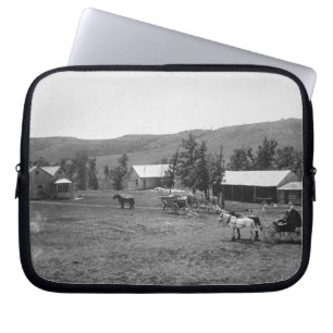 Die Haylie Ranch, Crook County, Wyoming, c.1890 (b Laptopschutzhülle