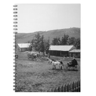 Die Haylie Ranch, Crook County, Wyoming, c.1890 (b Notizblock