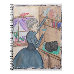 Die Heilerin und ihre Katze Notizblock