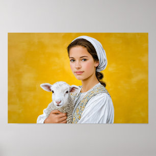 Die heilige Agnes von Rom: Unschuld und Mut Poster
