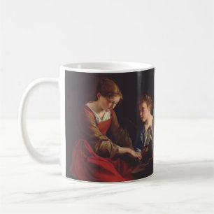 Die heilige Cäcilia und ein Engel von Orazio Genti Kaffeetasse