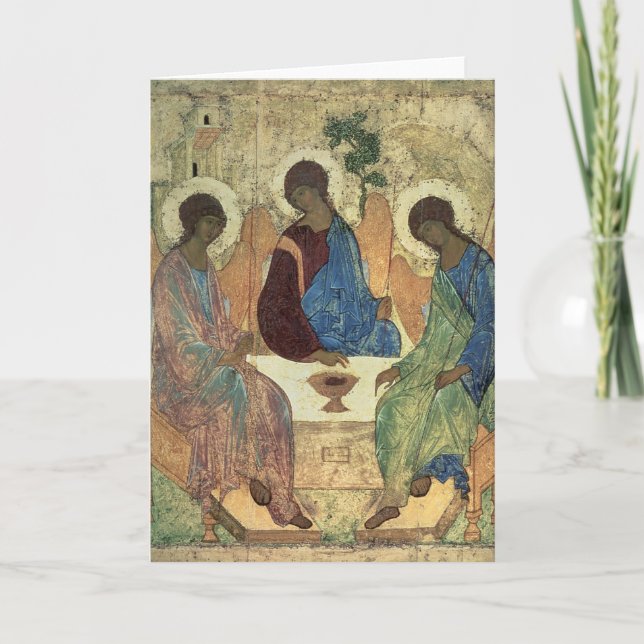 Die Heilige Dreifaltigkeit, 1420s Karte (Vorderseite)