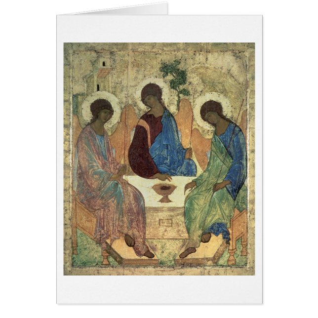 Die Heilige Dreifaltigkeit, 1420s (Tempera auf (Vorne)