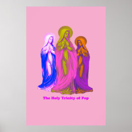 Die Heilige Dreifaltigkeit der Pop Vierges Marie M Poster