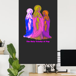 Die Heilige Dreifaltigkeit der Pop Vierges Marie M Poster