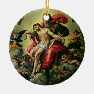 Die Heilige Dreifaltigkeit Keramik Ornament