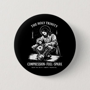 Die Heilige Dreifaltigkeit Kompressionskraftstoffz Button