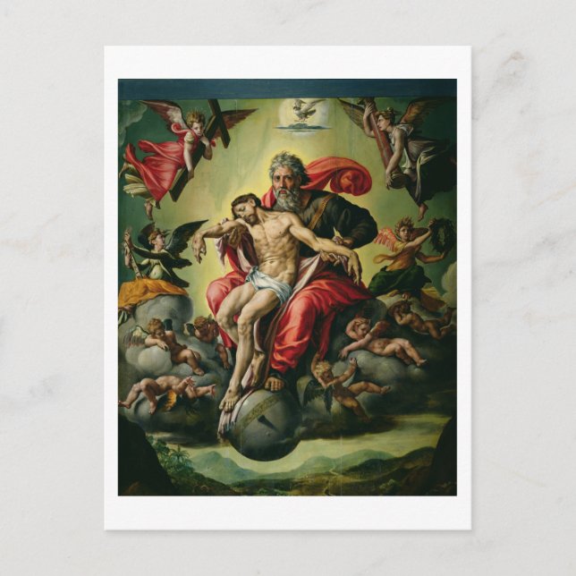Die Heilige Dreifaltigkeit Postkarte (Vorderseite)