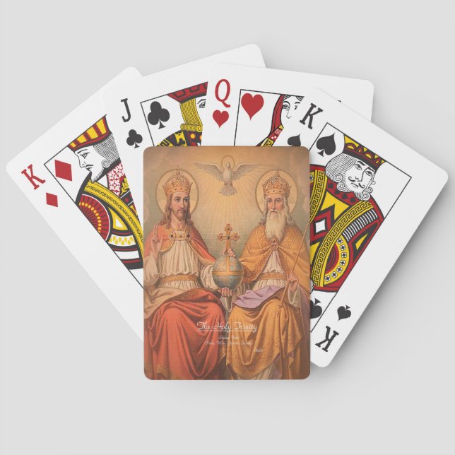 Die Heilige Dreifaltigkeit Spielkarten (Rückseite)
