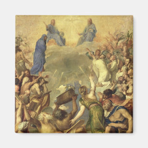 Die heilige Dreiheit, 1553/54 (Öl auf Leinwand) Magnet
