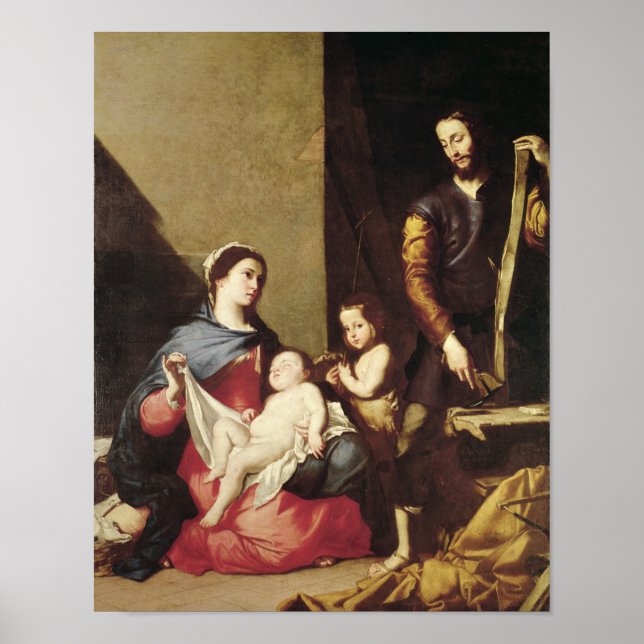 Die heilige Familie, 1639 Poster (Vorne)