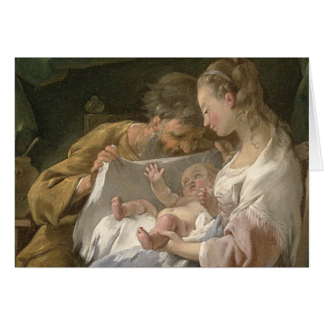 Die heilige Familie, 18. Jahrhundert (Vorderseite (Horizontal))
