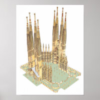 Die heilige Familie Antonio Gaudi. Barcelona Spani
