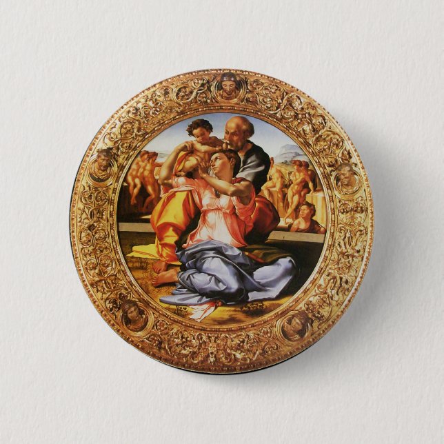 Die heilige Familie Button (Vorderseite)