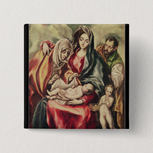 Die heilige Familie Button (Vorderseite)