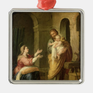 Die heilige Familie, c.1660-70 Ornament Aus Metall