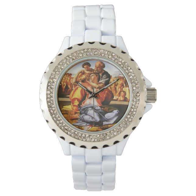 Die heilige Familie. Der Doni Tondo Armbanduhr (Vorderseite)