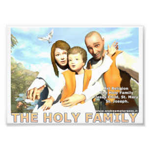Die heilige Familie Fotodruck