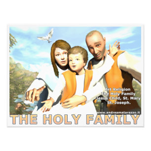 Die heilige Familie Fotodruck